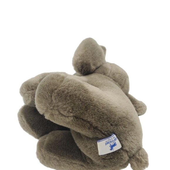 Carousel Plush Grey Elephant Stuffed Animal Toy - Hard‎ to find Vintage 1983 - Picture 5 of 7